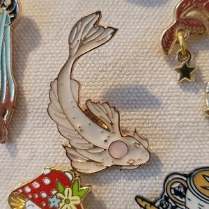Koi Fish Enamel Pin - Bundle 3+ pins for a discount.